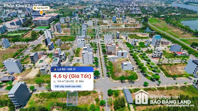 Lô đất phân khu V2 FPT City Đà Nẵng