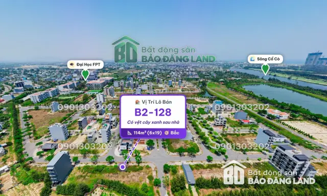 Lô đất phân khu V2 FPT City Đà Nẵng