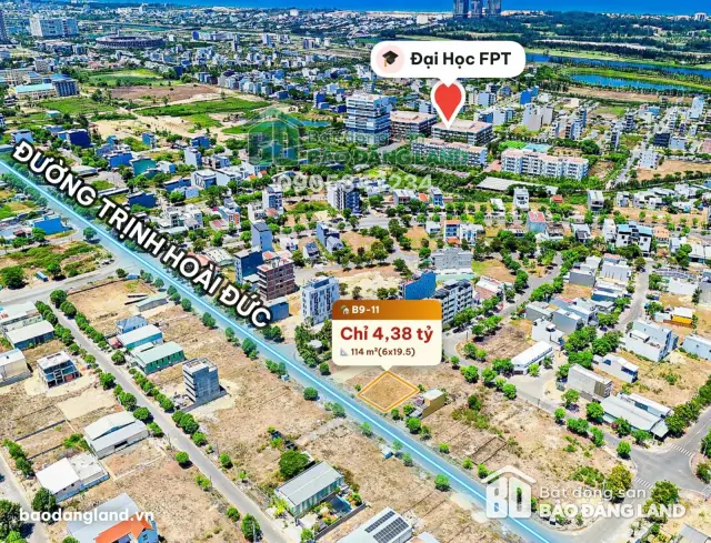 Lô đất đường Trịnh Hoài Đức KĐT 1A Đà Nẵng