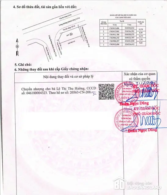 Sổ đỏ bán lô góc Ngân Câu đường Đỗ Nhuận 100,7 m² giá 3,18 tỷ