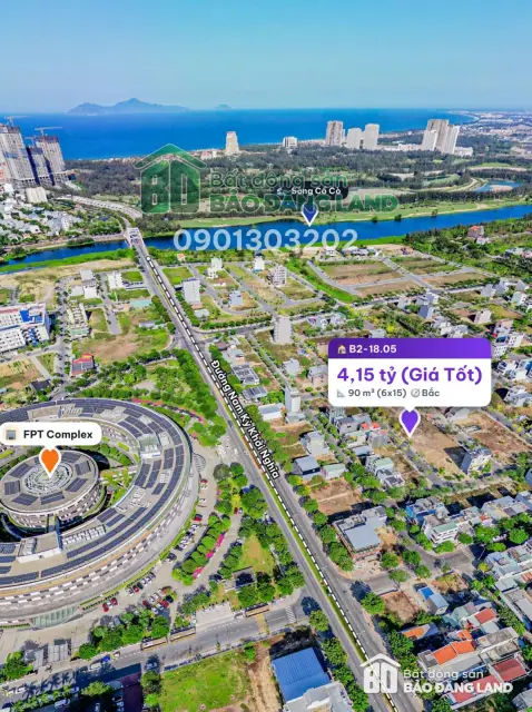 Lô đất phân khu V5 FPT City Đà Nẵng