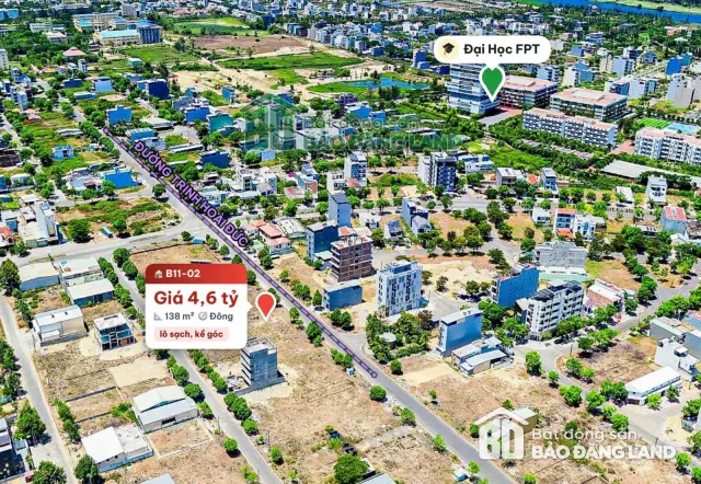 Lô đất đường Trịnh Hoài Đức KĐT 1A Đà Nẵng