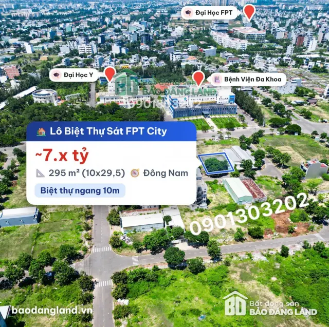 Lô đất đường Lê Anh Xuân KĐT Số 3 Đà Nẵng