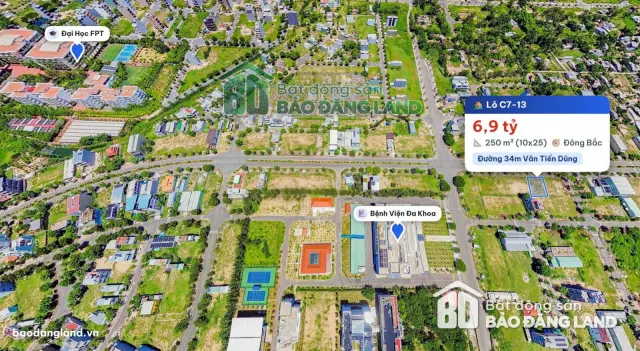 Lô đất đường Văn Tiến Dũng KĐT Số 3 Đà Nẵng