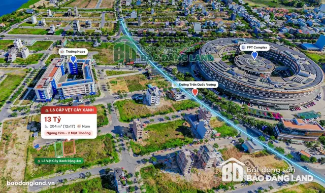 Lô đất phân khu V6 FPT City Đà Nẵng