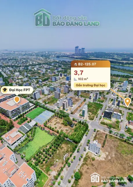 Lô đất phân khu V2 FPT City – hình ảnh thực tế