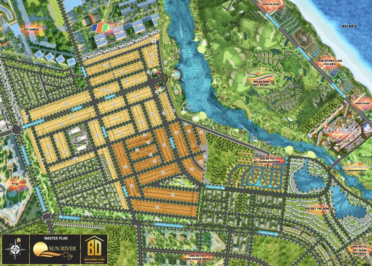 Bản Đồ Khu Đô Thị Số 4 - Sun River City