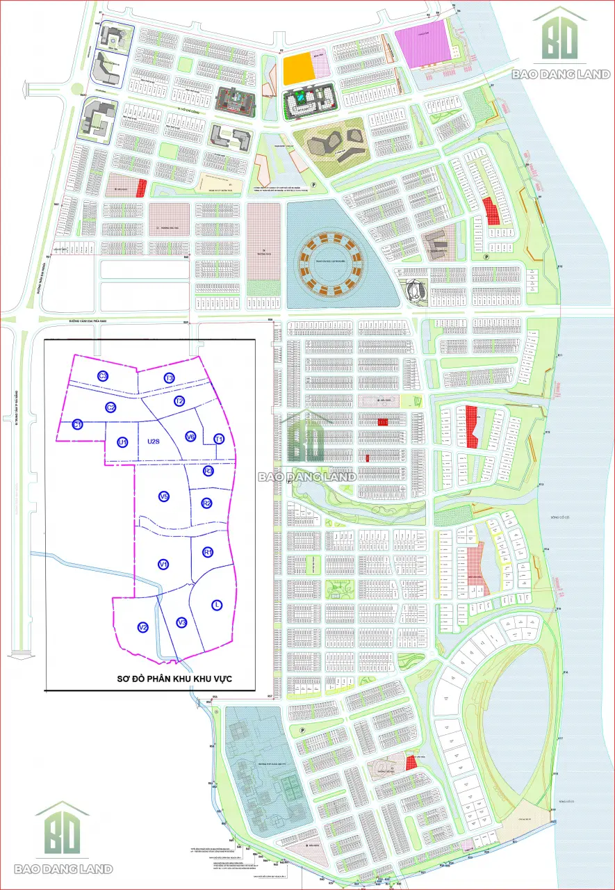 Bản đồ quy hoạch chi tiết FPT City Đà Nẵng