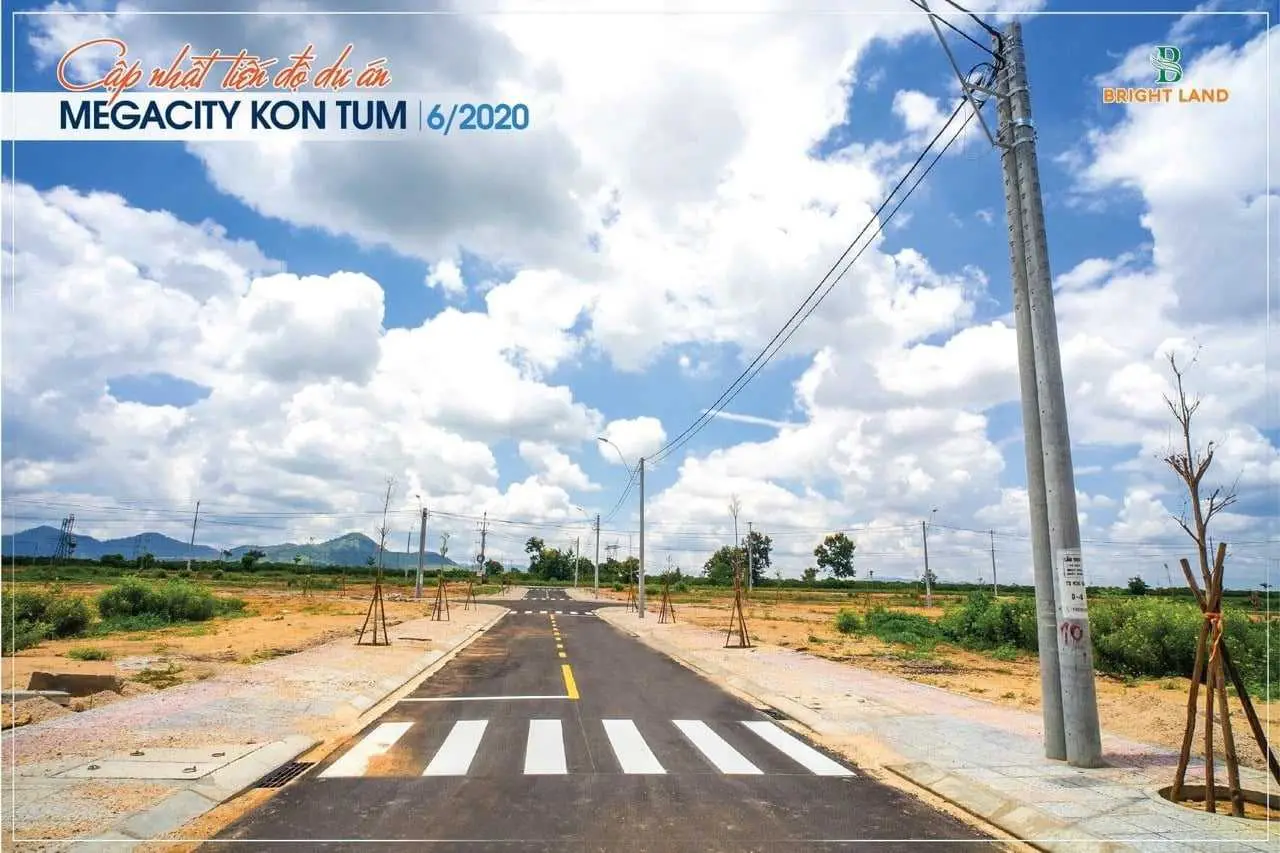 Ngã tư đường nội khu dự án Mega City Kon Tum