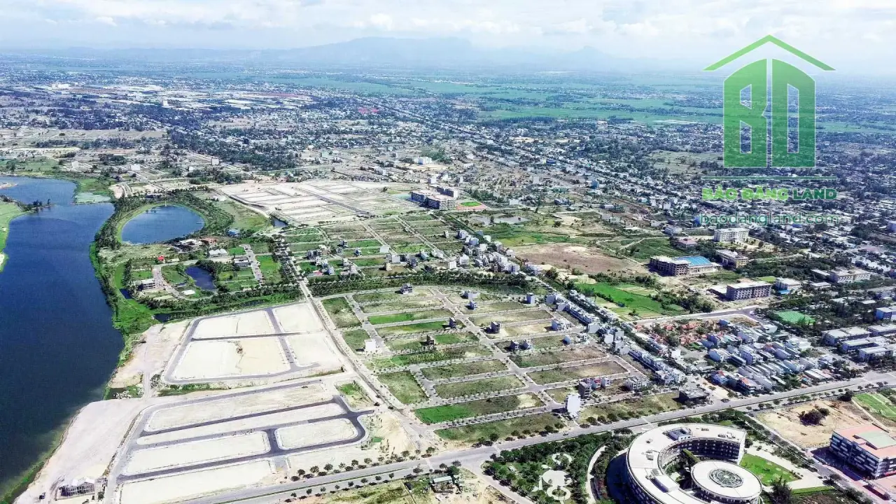 Flycam FPT City – kênh, hồ và các phân khu đất nền