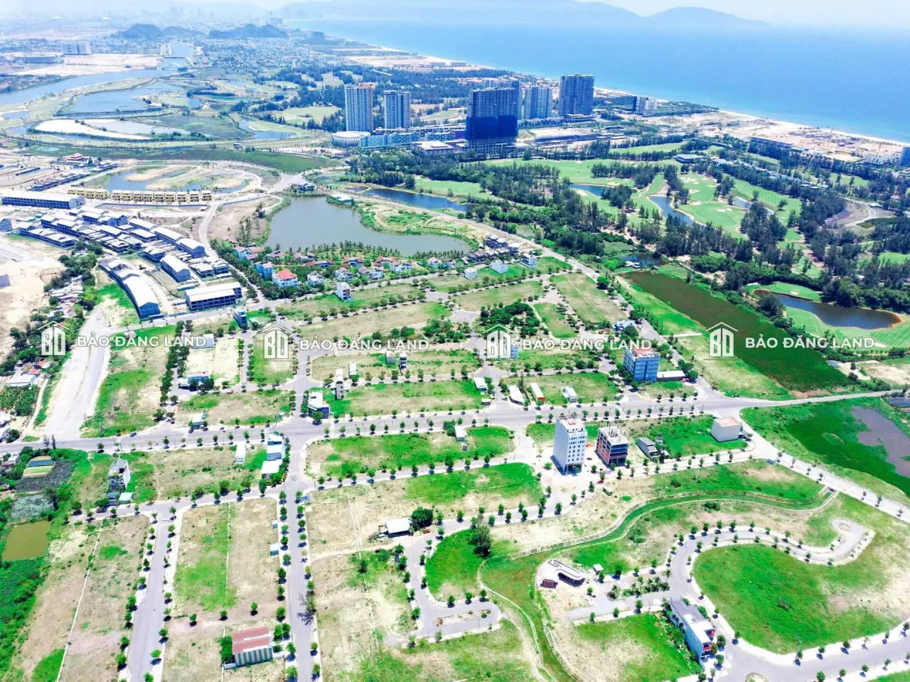 Flycam góc rộng quy hoạch dự án Green City
