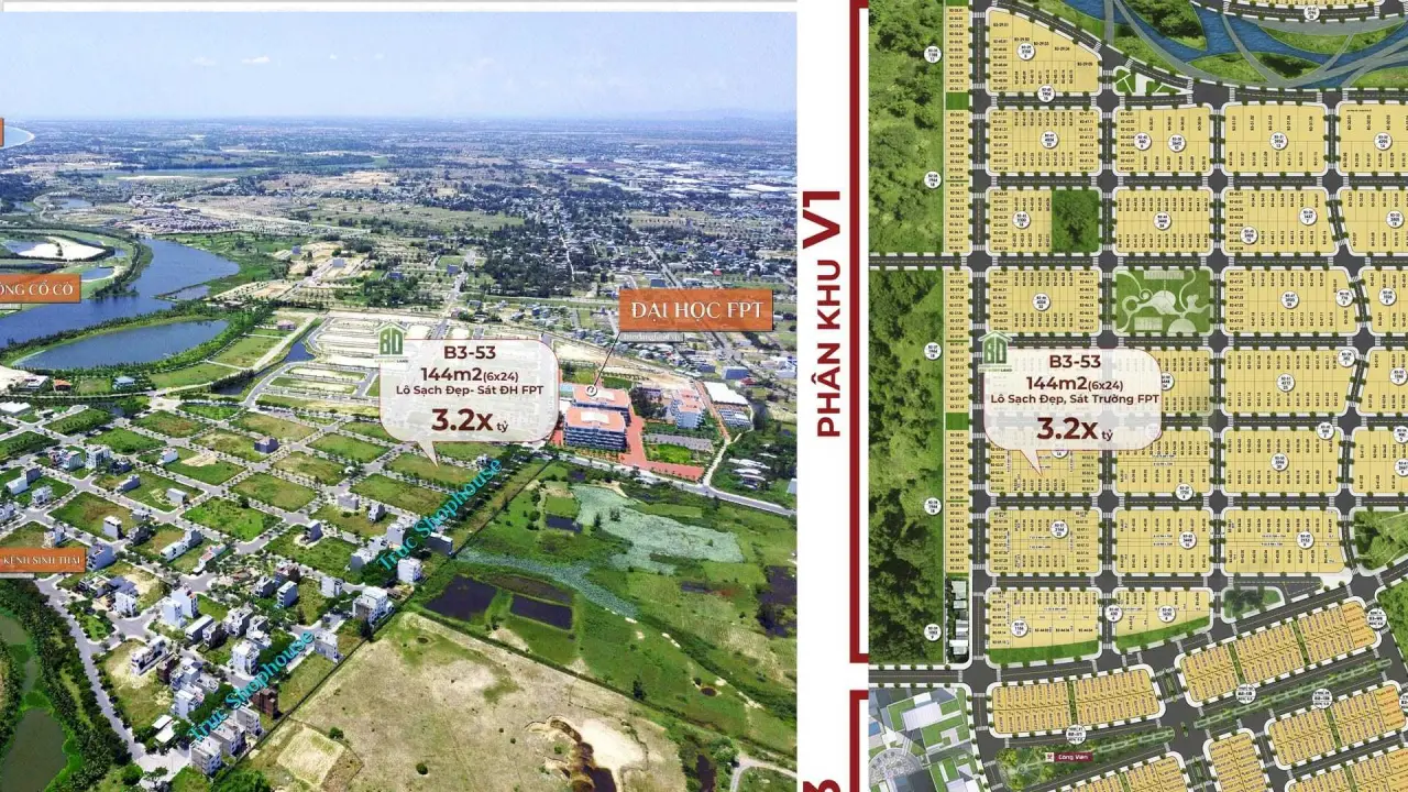 🎯 LÔ 144m2 - CAM KẾT GIÁ TỐT NHẤT THỊ TRƯỜNG FPT ĐÀ NẴNG