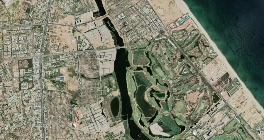 Ảnh vệ tinh FPT City – tháng 10/2021