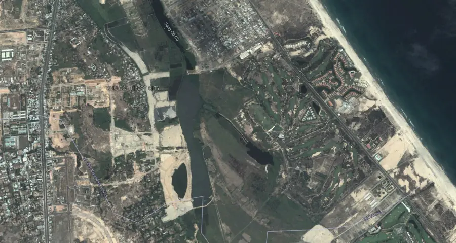 Ảnh vệ tinh FPT City – tháng 8/2013