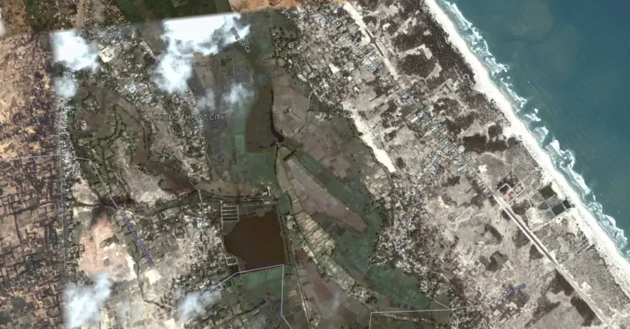 Ảnh vệ tinh FPT City – tháng 8/2019