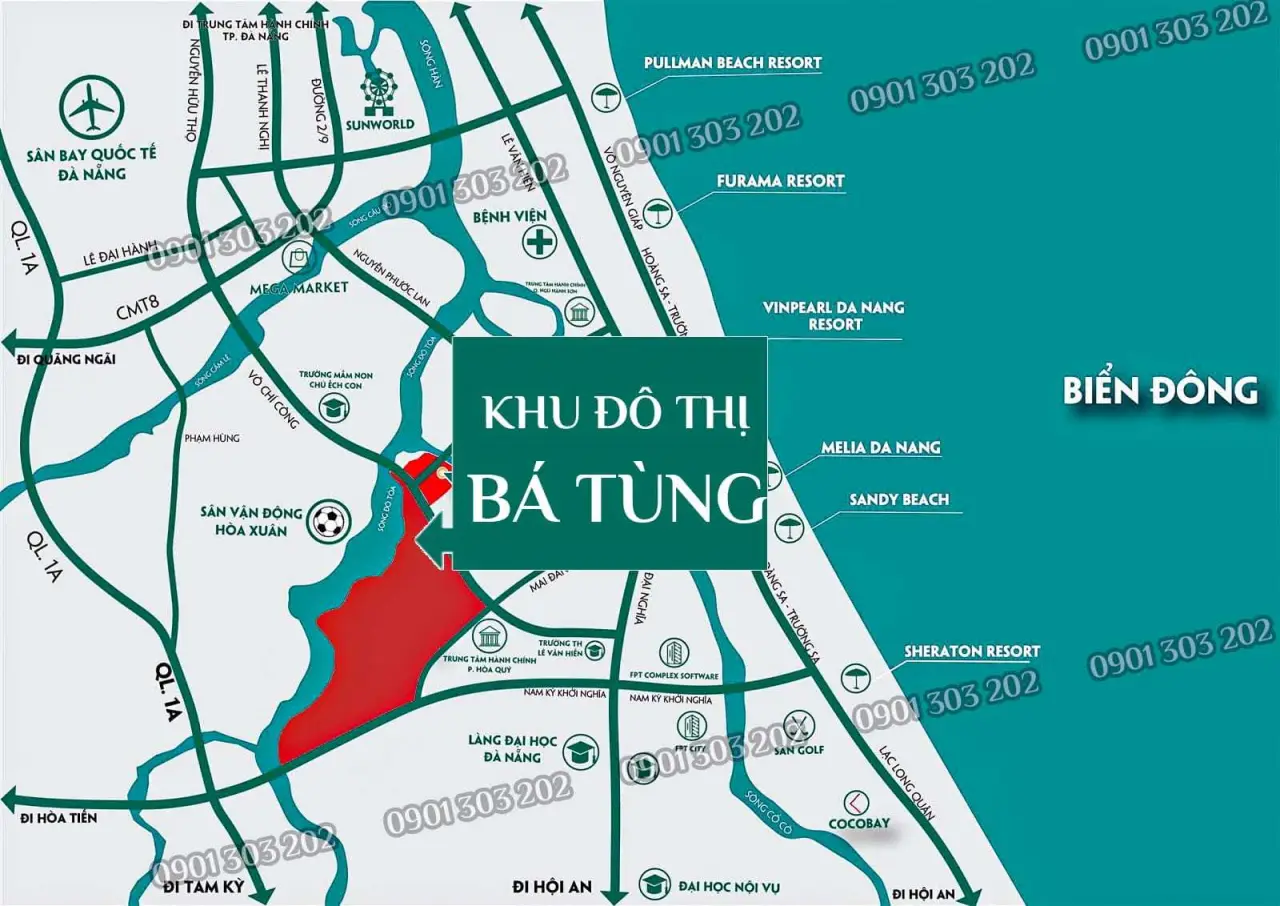 Vị trí và kết nối – Khu Bá Tùng Đà Nẵng