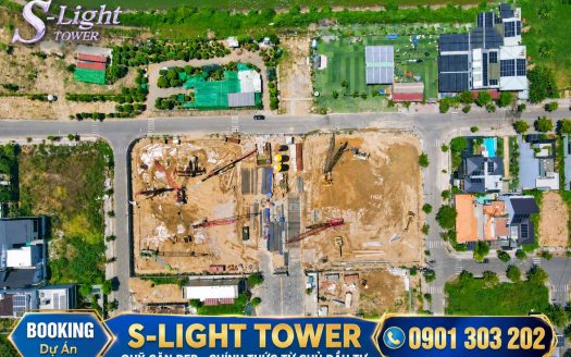 Tiến độ xây dựng S-Light Tower - Toàn cảnh 2 tòa tháp