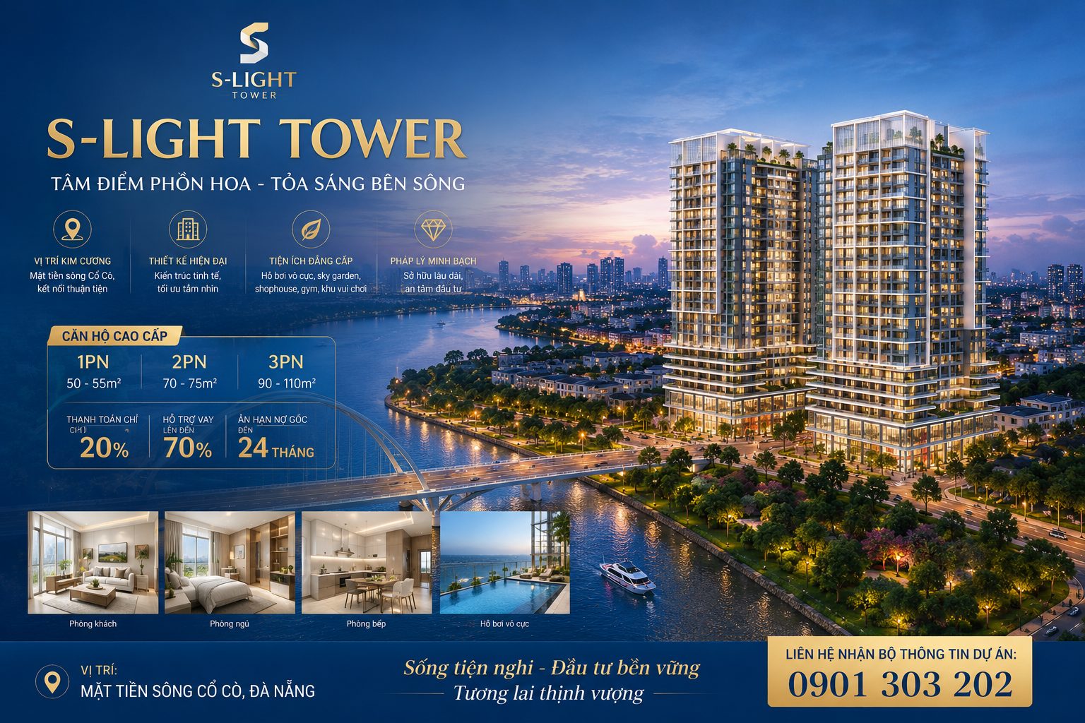 Tổng quan dự án S-Light Tower Sun Group Đà Nẵng